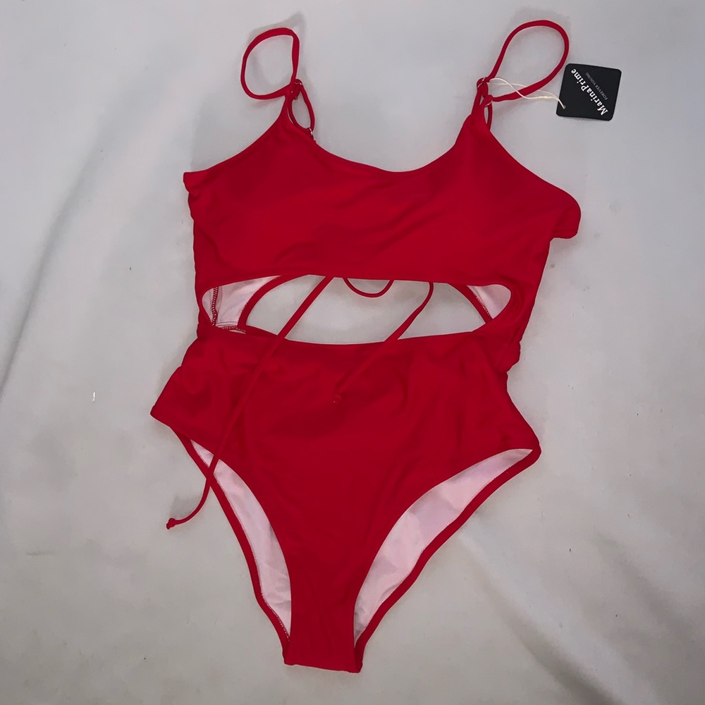 Lime & Red OnePiece - Picture 5 of 6